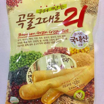 Premium Grain Crispy Roll 21 80g| Korea Snack | Coffee Kiosk